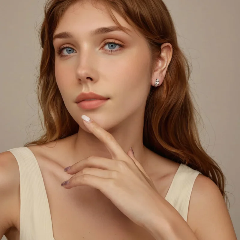 (immagine per) Orecchini in argento scintillanti stile PANDORA - BSE1062 - Visualizza 8