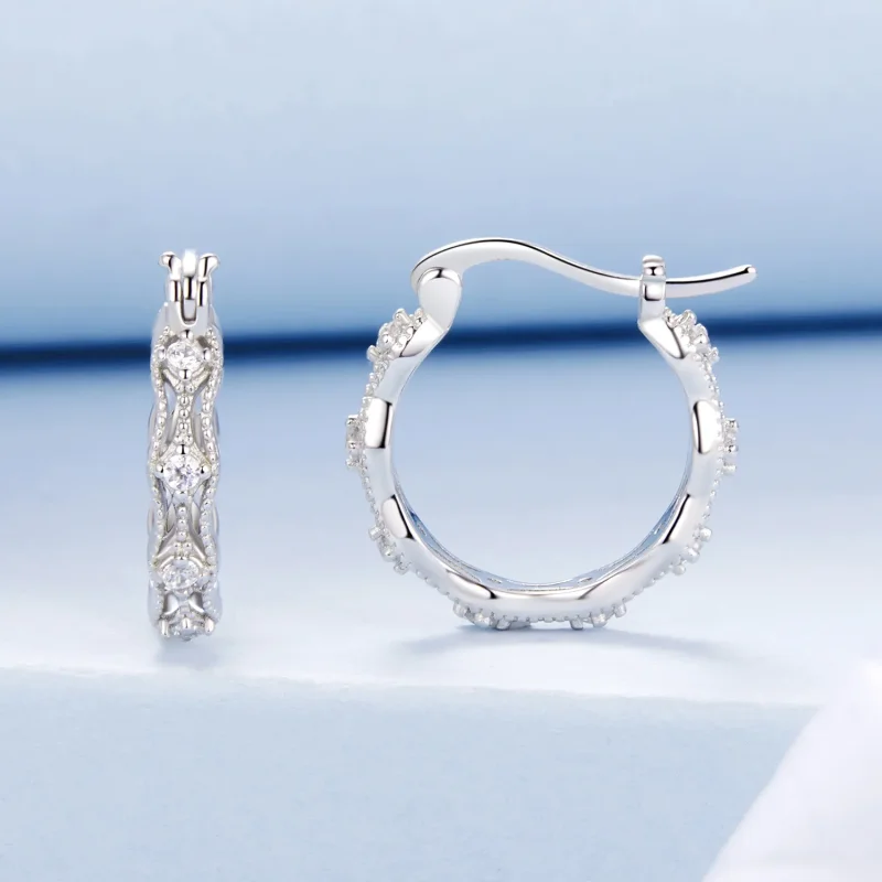 (immagine per) Orecchini in pizzo stile PANDORA - BSE1101 - Visualizza 2
