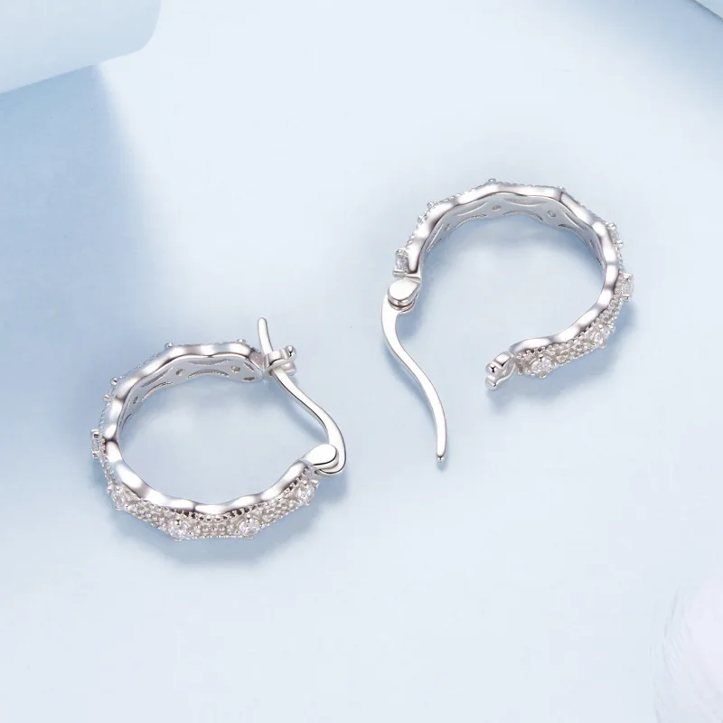 (immagine per) Orecchini in pizzo stile PANDORA - BSE1101 - Visualizza 3