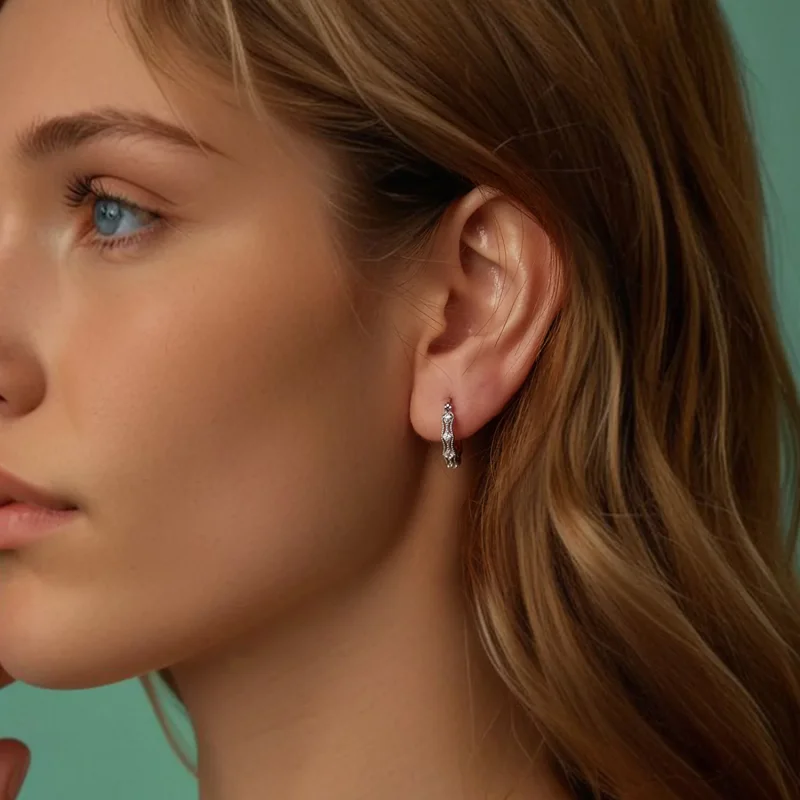 (immagine per) Orecchini in pizzo stile PANDORA - BSE1101 - Visualizza 6