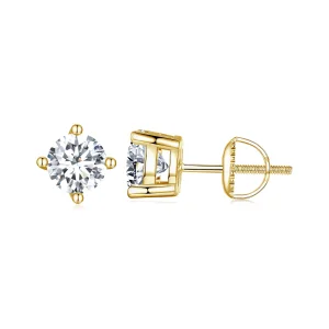 (immagine per) Orecchini PANDORA Style 1 carati con moissanite a quattro griffe - MSE003-LB