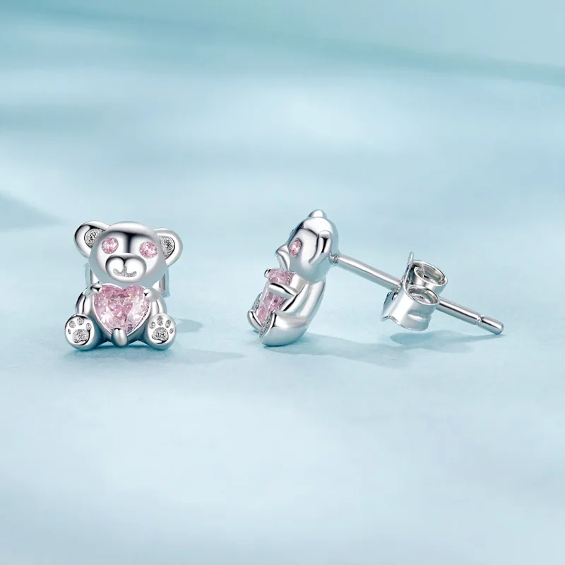 (immagine per) Orecchini PANDORA Style Love Bear - SCE1774 - Visualizza 4