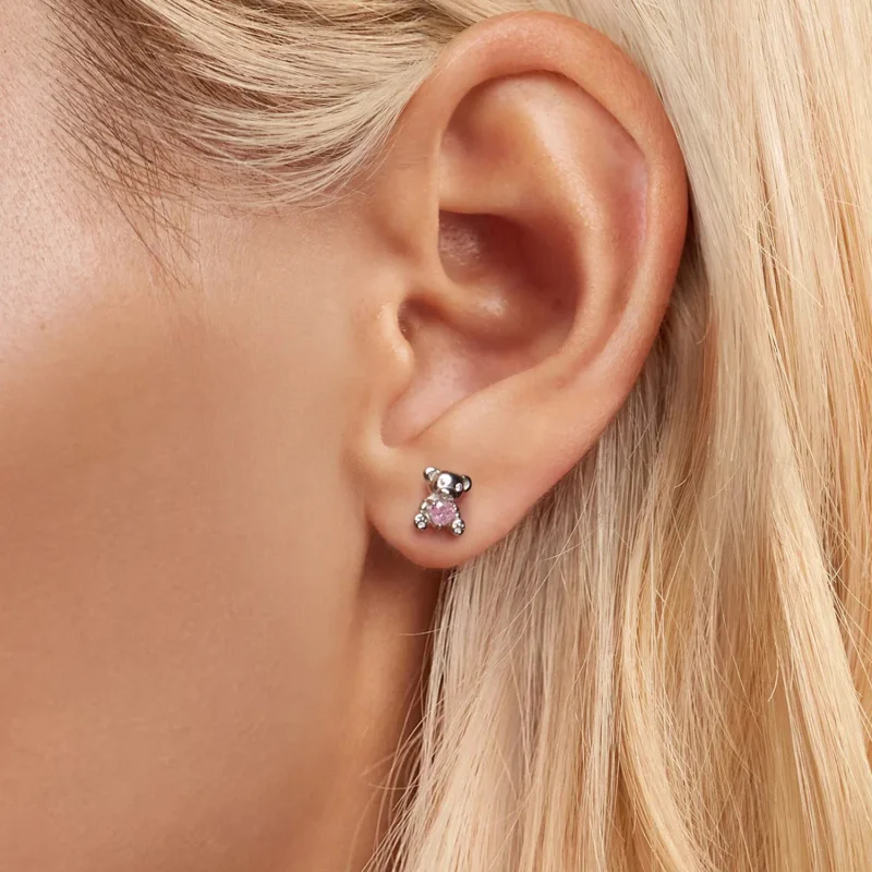 (immagine per) Orecchini PANDORA Style Love Bear - SCE1774 - Visualizza 5