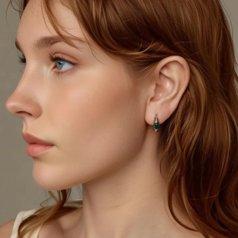 (immagine per) Orecchini PANDORA Style Malachite - BSE1057 - Visualizza 7