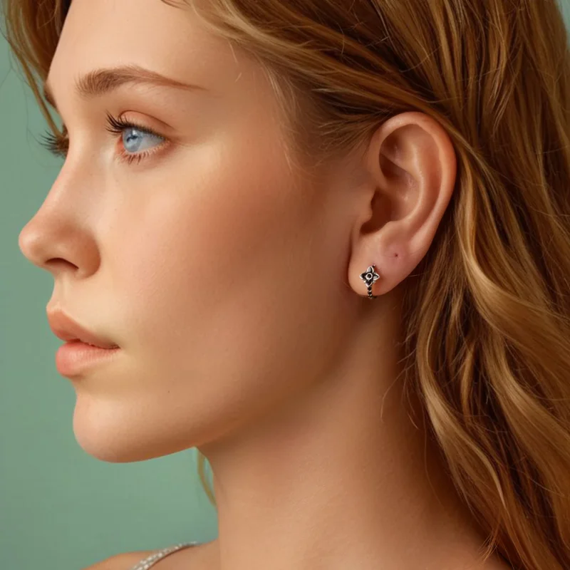 (immagine per) Orecchini PANDORA Style Night Flower - SCE1801 - Visualizza 8