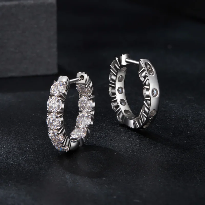 (immagine per) Orecchini PANDORA Style Sparkling (un certificato) - MSE069 - Visualizza 3