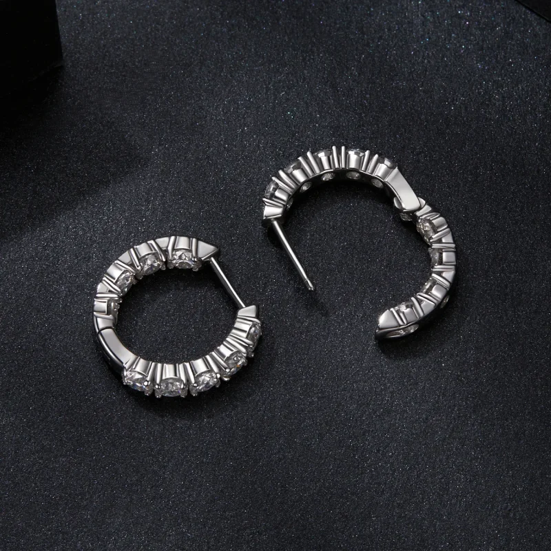 (immagine per) Orecchini PANDORA Style Sparkling (un certificato) - MSE069 - Visualizza 4