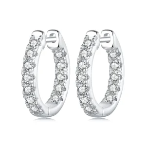 (immagine per) Orecchini scintillanti in moissanite stile PANDORA (con un certificato) - MSE060
