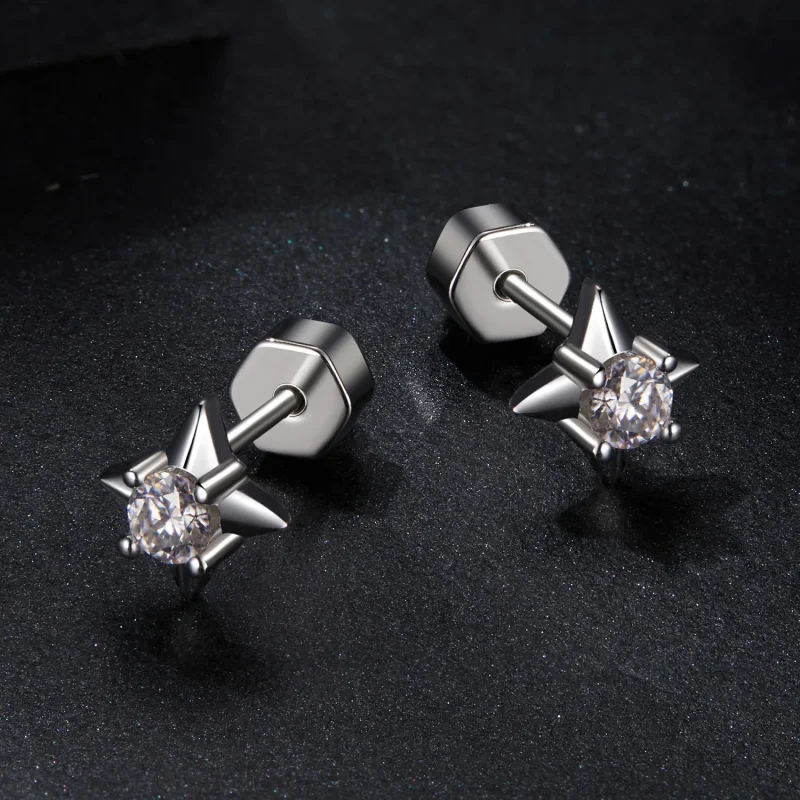 (immagine per) Orecchini scintillanti PANDORA Style Star (un certificato) - MSE067 - Visualizza 3
