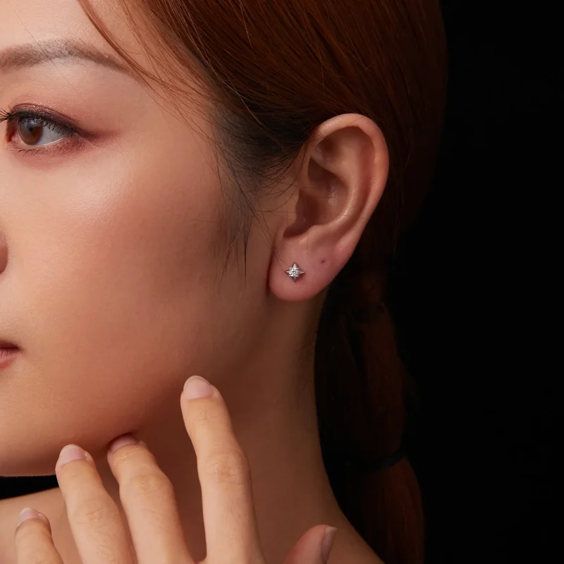 (immagine per) Orecchini scintillanti PANDORA Style Star (un certificato) - MSE067 - Visualizza 9