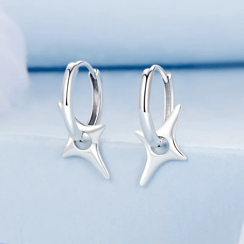 (immagine per) Orecchini stellati stile PANDORA - BSE1083 - Visualizza 2