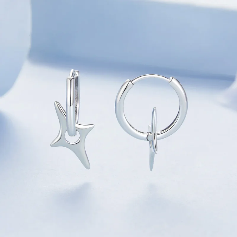 (immagine per) Orecchini stellati stile PANDORA - BSE1083 - Visualizza 3