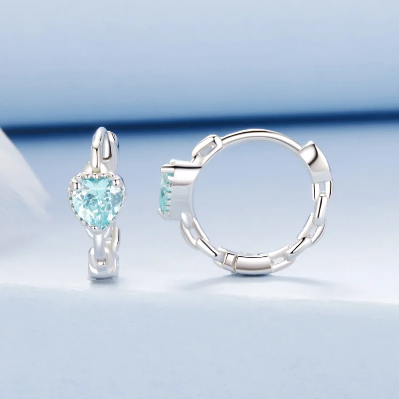 (immagine per) Orecchini stile PANDORA Cuore del Mare - BSE1099 - Visualizza 2