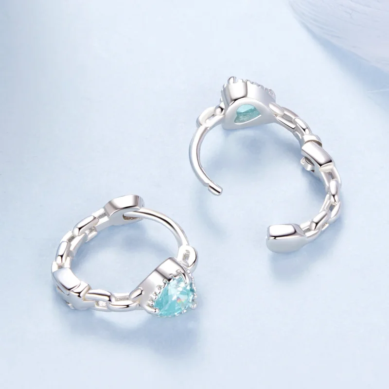 (immagine per) Orecchini stile PANDORA Cuore del Mare - BSE1099 - Visualizza 3
