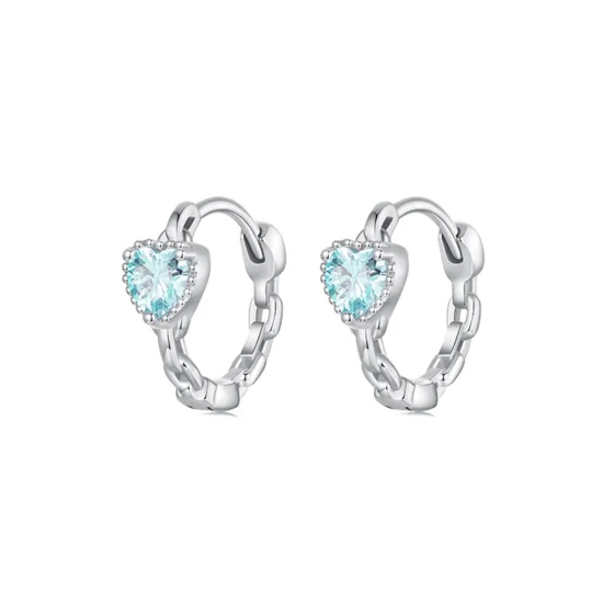 (immagine per) Orecchini stile PANDORA Cuore del Mare - BSE1099