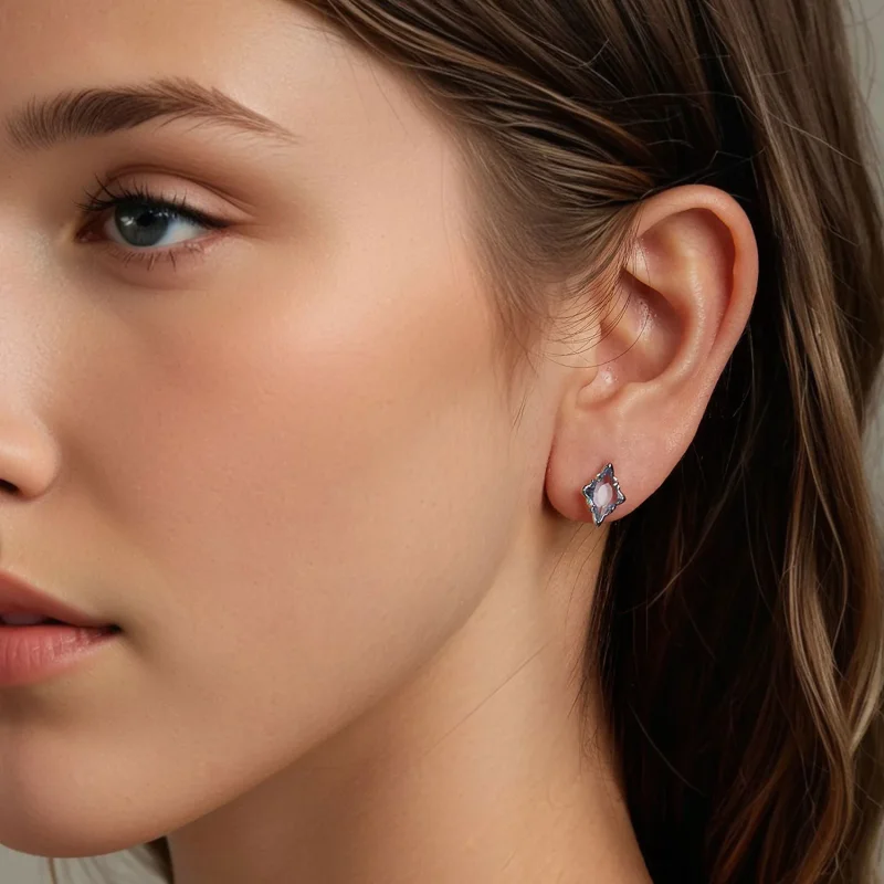 (immagine per) Orecchini stile PANDORA Stella - BSE1050 - Visualizza 7