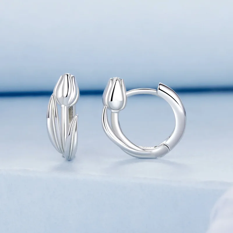 (immagine per) Orecchini stile PANDORA Tulipano - BSE1085 - Visualizza 2