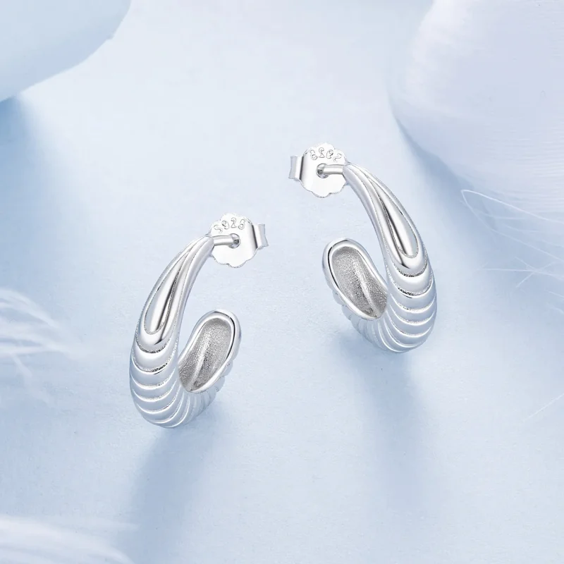 (immagine per) Orecchini texture PANDORA Style Temperamento - BSE1058 - Visualizza 3