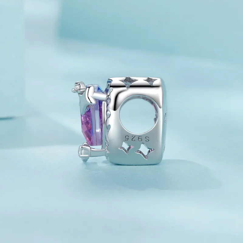 (immagine per) PANDORA Stile Cuore sfumato viola rosa - SCC2824 - Visualizza 3