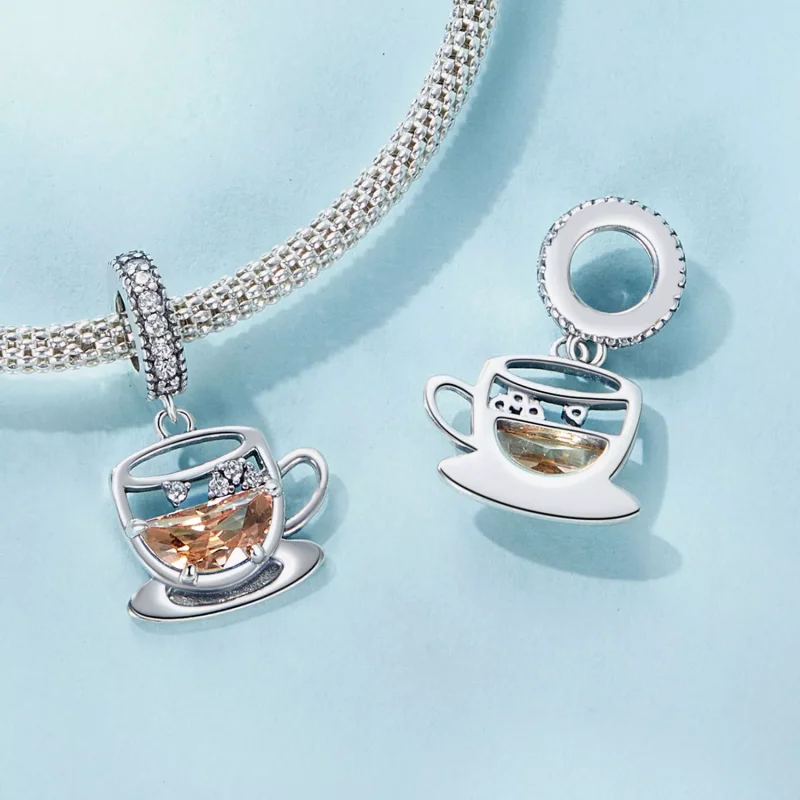 (immagine per) PANDORA Stile Interessante ciondolo caffè - SCC2842 - Visualizza 5