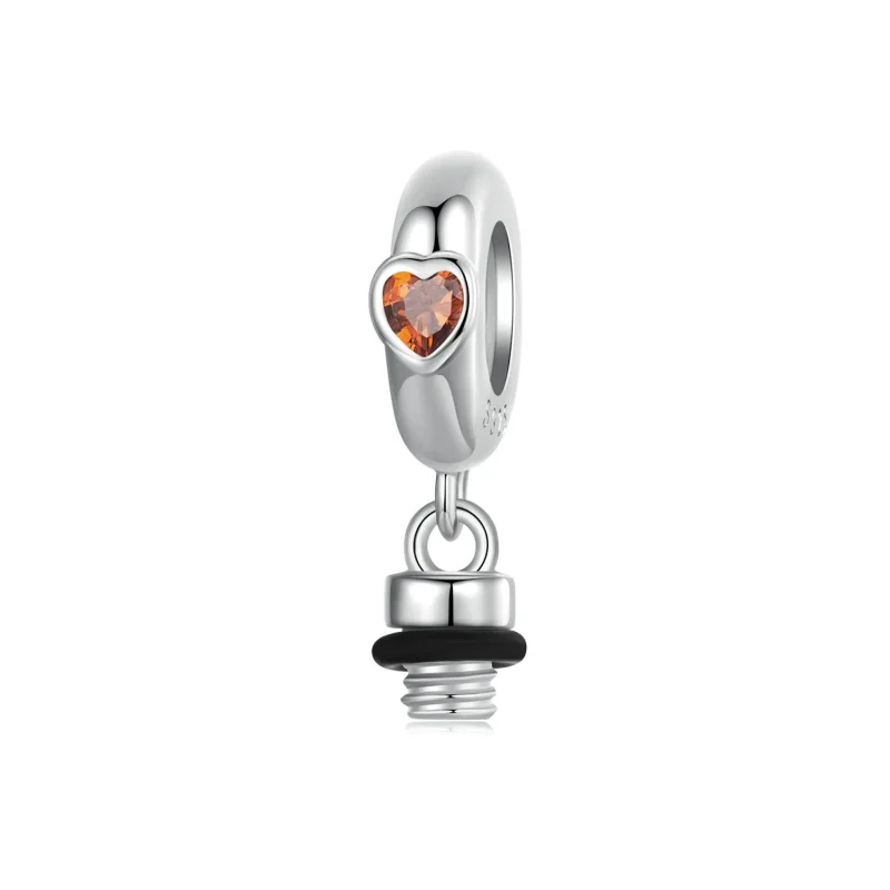 (immagine per) PANDORA Stile Memorial Cuore Rosa Rosso - BSC1058-RD - Visualizza 6