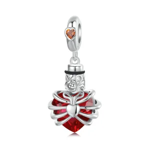(immagine per) PANDORA Stile Memorial Cuore Rosa Rosso - BSC1058-RD