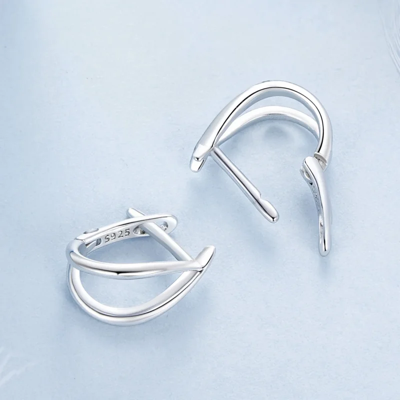(immagine per) PANDORA Style Exquisite fibbia per orecchini in argento - BSE1053 - Visualizza 4