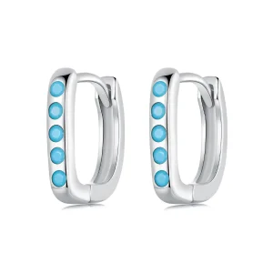 (immagine per) PANDORA Style Orecchini semplici in turchese - BSE1084-BU