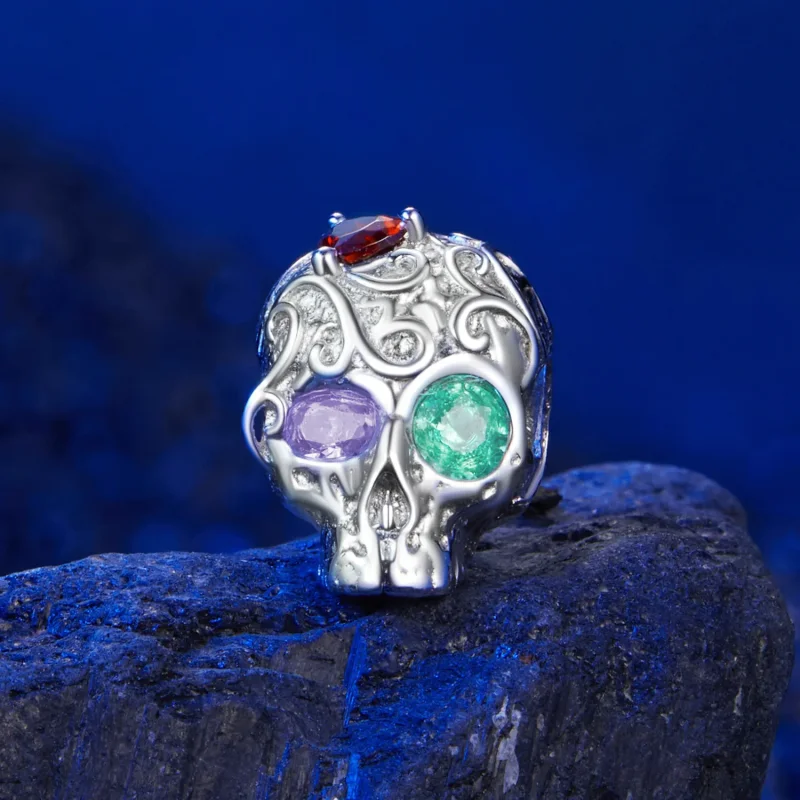 (immagine per) PANDORA Style Teschio con motivo floreale - SCC2893 - Visualizza 2
