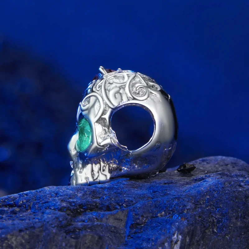 (immagine per) PANDORA Style Teschio con motivo floreale - SCC2893 - Visualizza 3