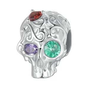 (immagine per) PANDORA Style Teschio con motivo floreale - SCC2893