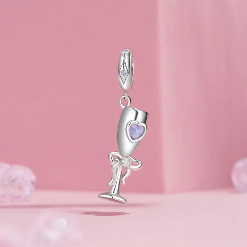 (immagine per) Pendente a calice vintage in stile PANDORA - SCC2889 - Visualizza 2