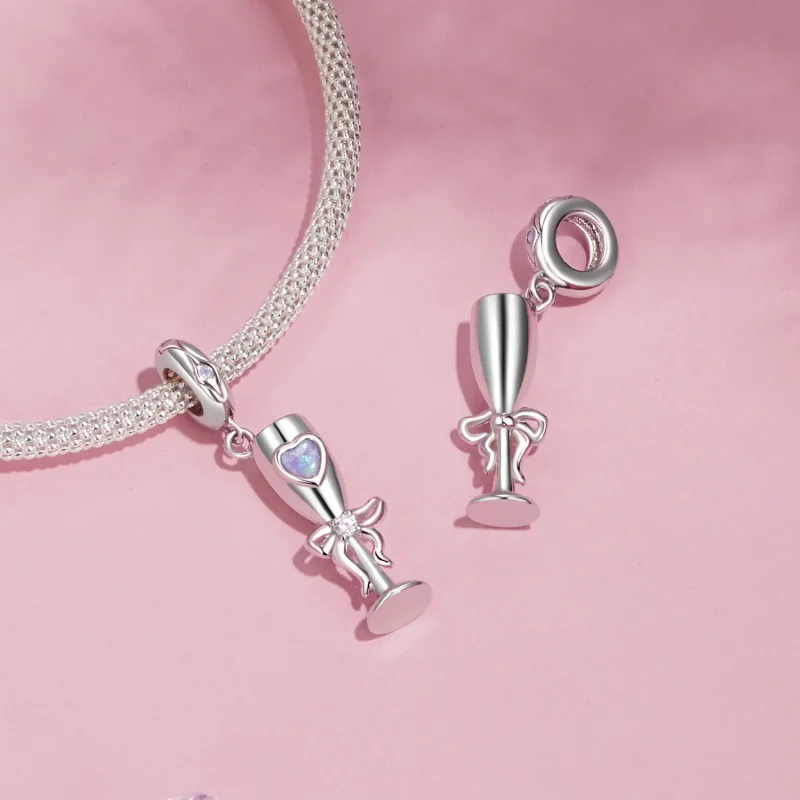 (immagine per) Pendente a calice vintage in stile PANDORA - SCC2889 - Visualizza 4