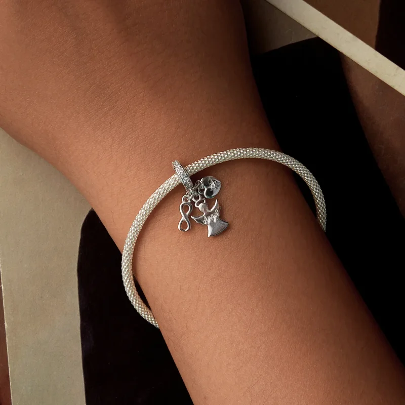(immagine per) Pendente angelo custode stile PANDORA - SCC2902 - Visualizza 5