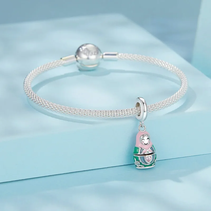 (immagine per) Pendente bambola russa stile PANDORA - SCC2901 - Visualizza 3
