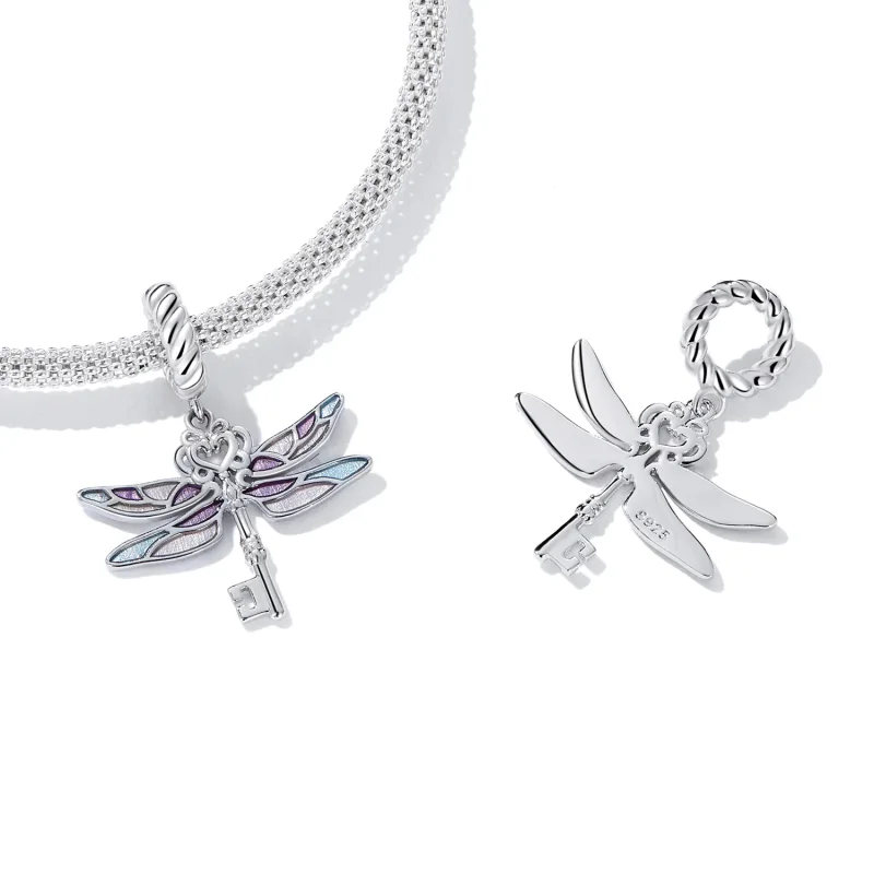 (immagine per) Pendente chiave libellula stile PANDORA - BSC603 - Visualizza 4