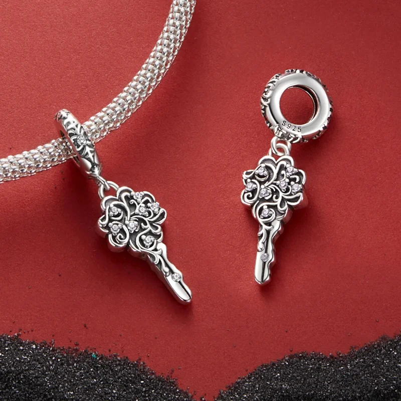 (immagine per) Pendente chiave portafortuna stile PANDORA - SCC2850 - Visualizza 4