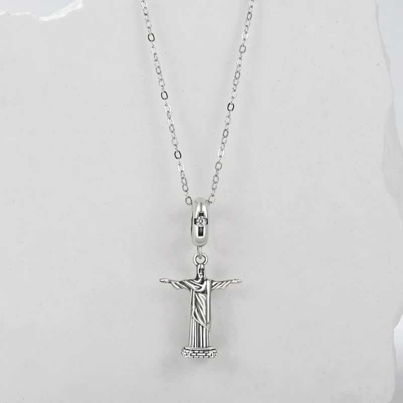 (immagine per) Pendente Cristo Redentore in stile PANDORA - SCC2875 - Visualizza 3