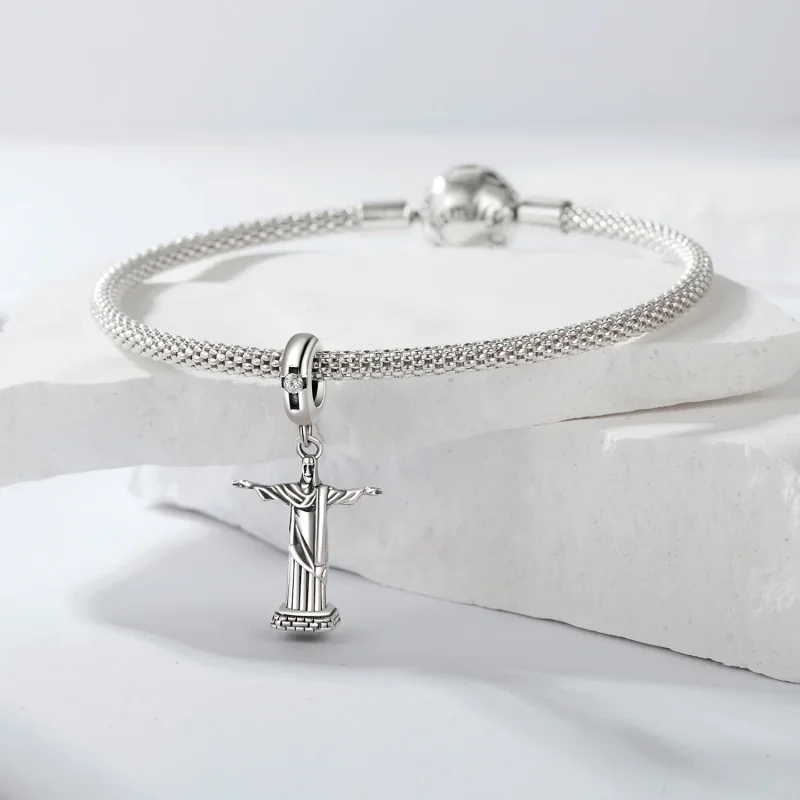 (immagine per) Pendente Cristo Redentore in stile PANDORA - SCC2875 - Visualizza 4