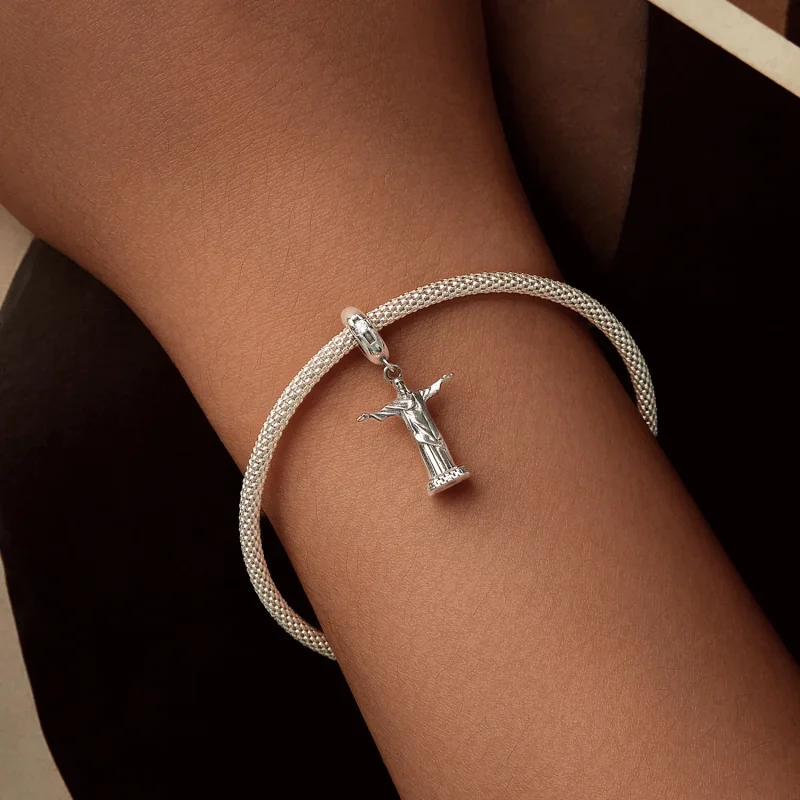 (immagine per) Pendente Cristo Redentore in stile PANDORA - SCC2875 - Visualizza 6