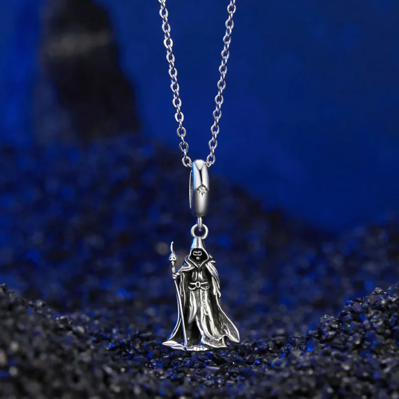 (immagine per) Pendente della morte con bacchetta magica in stile PANDORA - SCC2900 - Visualizza 3