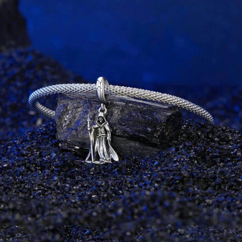 (immagine per) Pendente della morte con bacchetta magica in stile PANDORA - SCC2900 - Visualizza 4