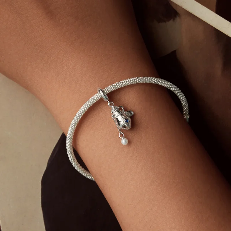 (immagine per) Pendente in stile PANDORA con flacone di profumo vintage - SCC2912 - Visualizza 5
