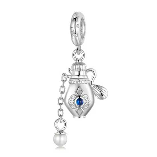 (immagine per) Pendente in stile PANDORA con flacone di profumo vintage - SCC2912
