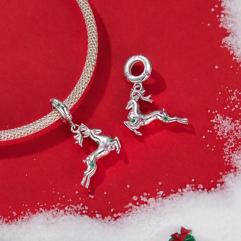 (immagine per) Pendente PANDORA Style Christmas Elk - BSC1066 - Visualizza 4