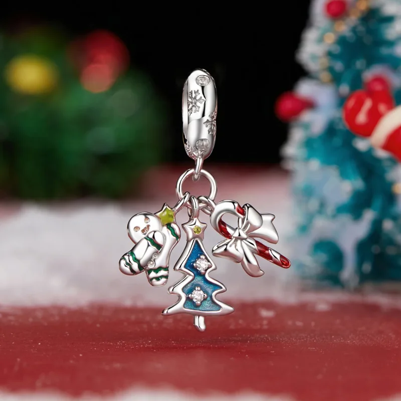 (immagine per) Pendente PANDORA Style Christmas Joy - SCC2914 - Visualizza 2
