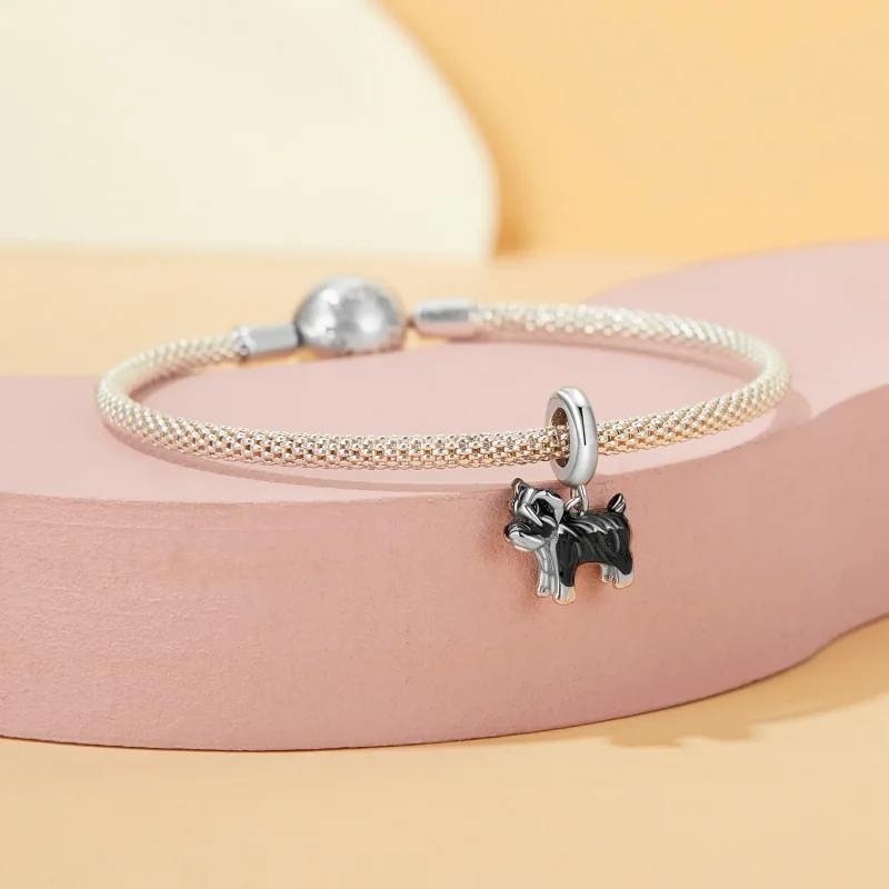 (immagine per) Pendente Schnauzer stile PANDORA - SCC2835 - Visualizza 3