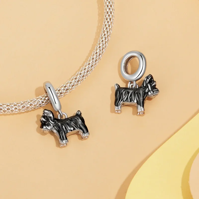 (immagine per) Pendente Schnauzer stile PANDORA - SCC2835 - Visualizza 4