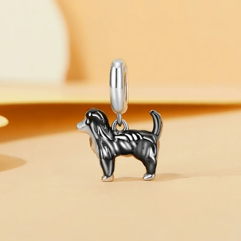 (immagine per) Pendente stile PANDORA Border Collie - SCC2836 - Visualizza 2