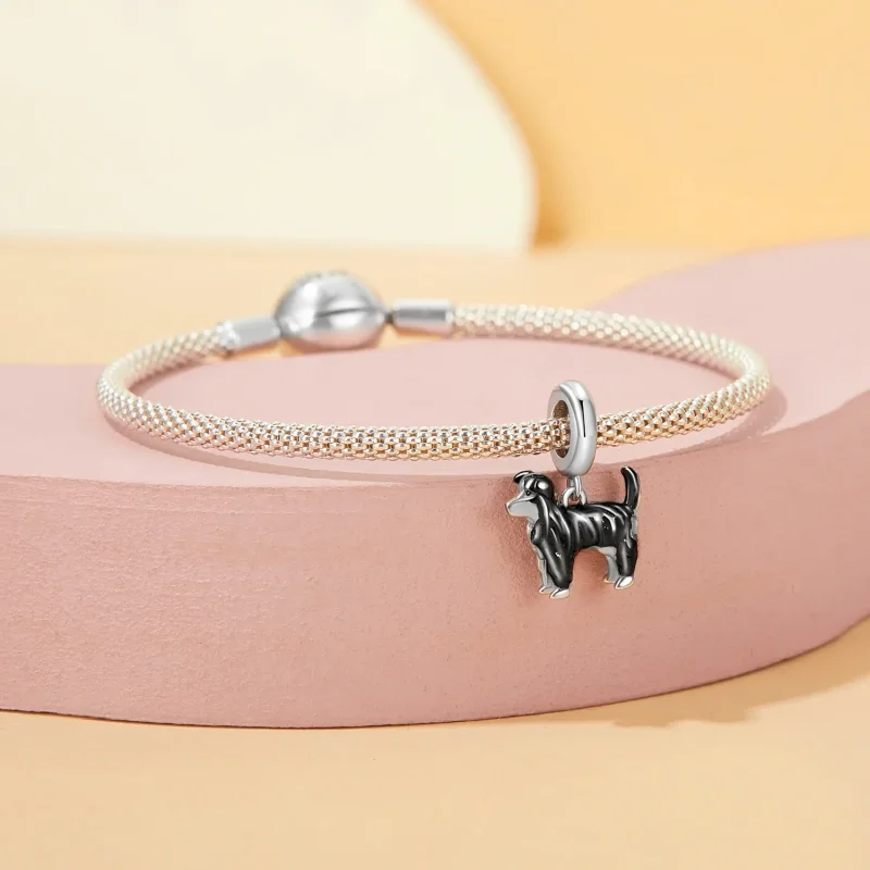(immagine per) Pendente stile PANDORA Border Collie - SCC2836 - Visualizza 3